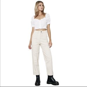 NEW The People VS Gigi pants in bone sz S